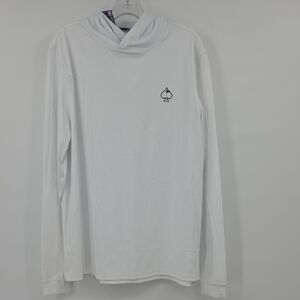 Pins & Aces Performance Golf Hoodie - Blue Splatter Size L